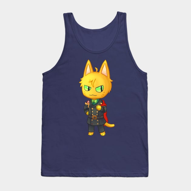 Villager - Cat Tank Top by ZioCorvid